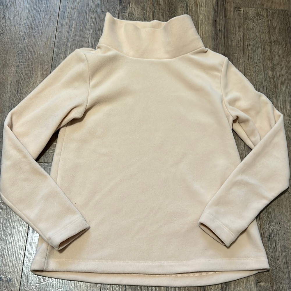 Dudley Stephens - Greenpoint Turtleneck - Vello Fleece - Natural Blush